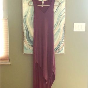 Form fitting asymmetrical dress